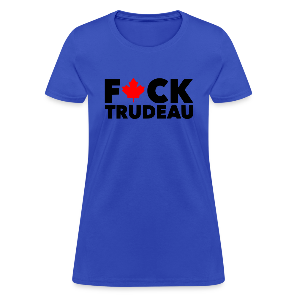 F*CK Trudeau Women's T-Shirt - royal blue