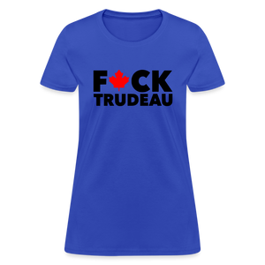 F*CK Trudeau Women's T-Shirt - royal blue