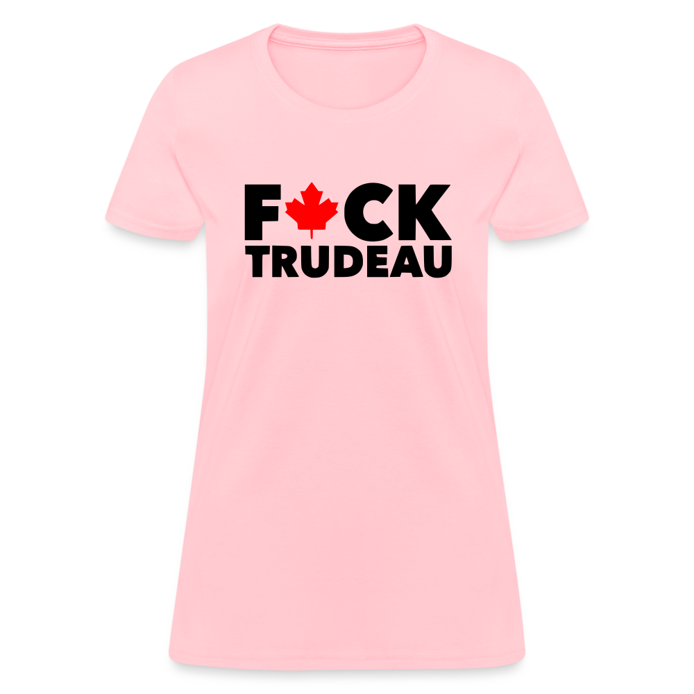 F*CK Trudeau Women's T-Shirt - pink