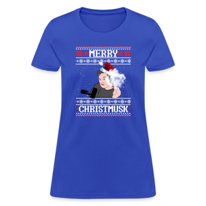 Elon Musk Merry Christmusk Women's T-Shirt - royal blue