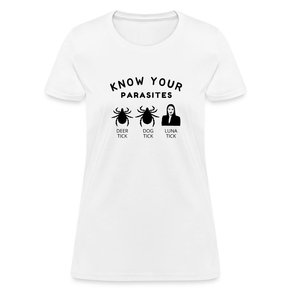 Know Your Parasites Women's T-Shirt - white