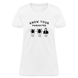 Know Your Parasites Women's T-Shirt - white