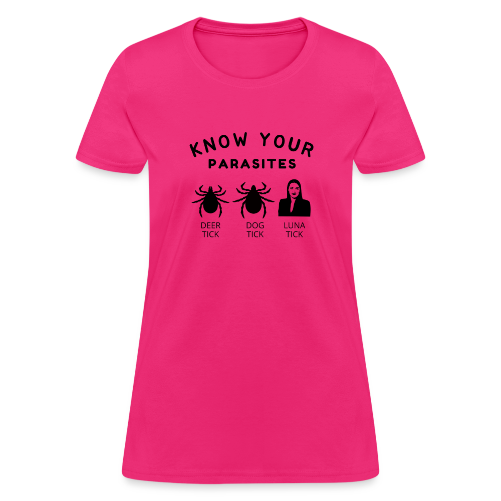 Know Your Parasites Women's T-Shirt - fuchsia