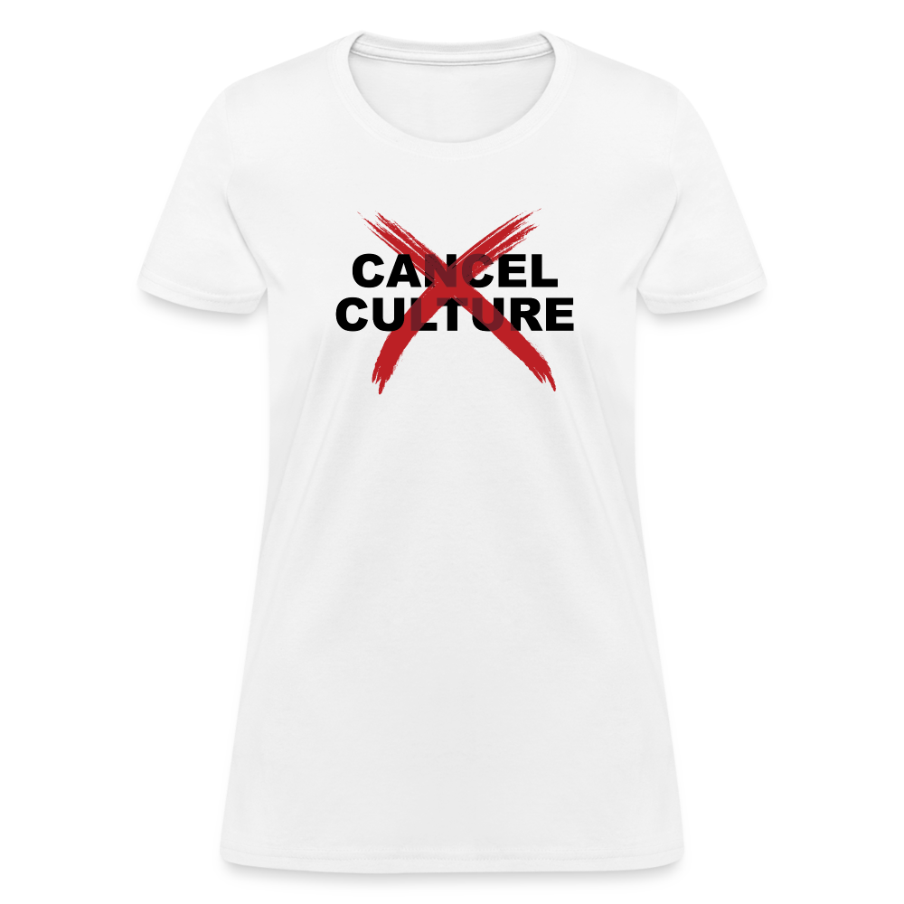 Cancel Cancel Culture Women's T-Shirt - white