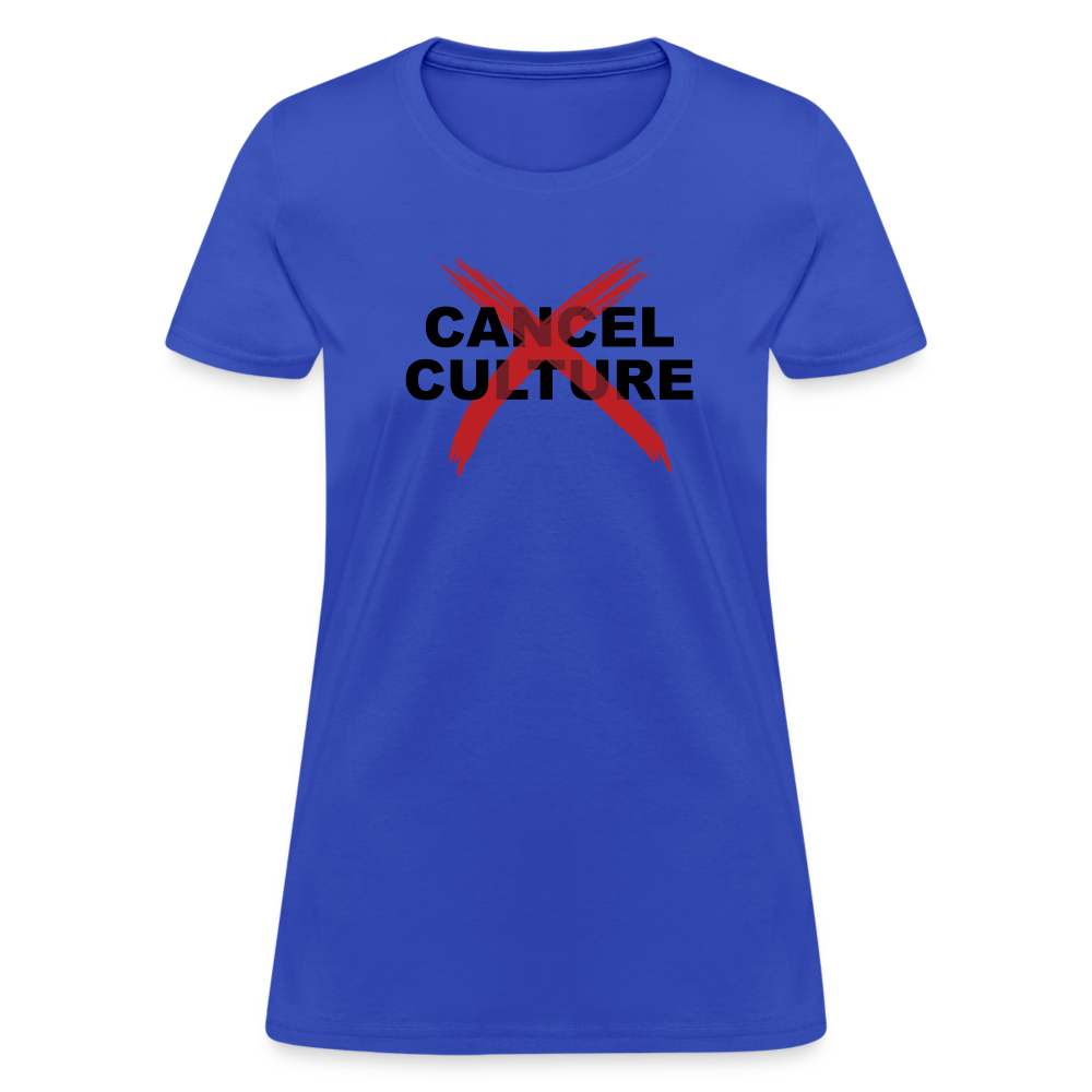 Cancel Cancel Culture Women's T-Shirt - royal blue