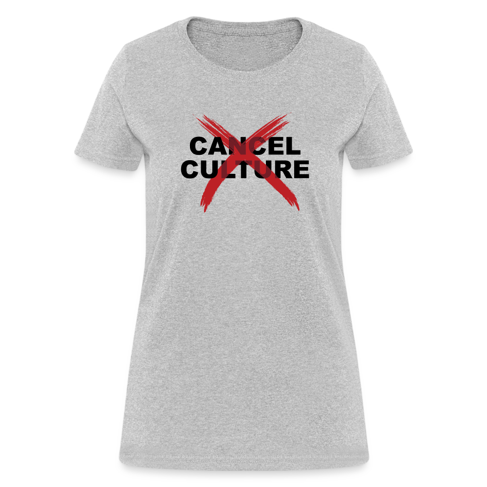 Cancel Cancel Culture Women's T-Shirt - heather gray