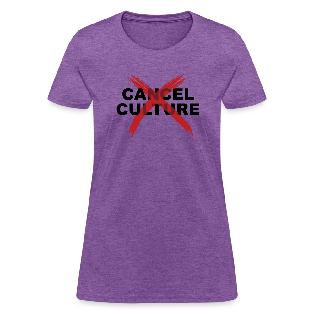 Cancel Cancel Culture Women's T-Shirt - purple heather