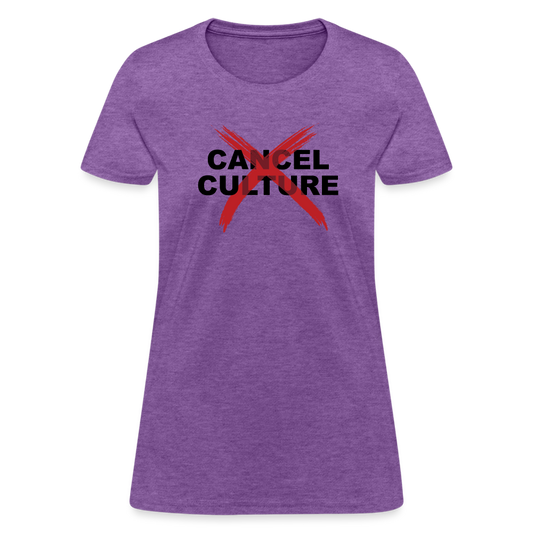 Cancel Cancel Culture Women's T-Shirt - purple heather