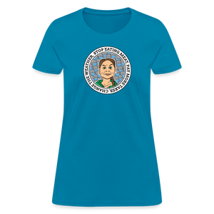 Climate Change Gremlin Women's T-Shirt - turquoise