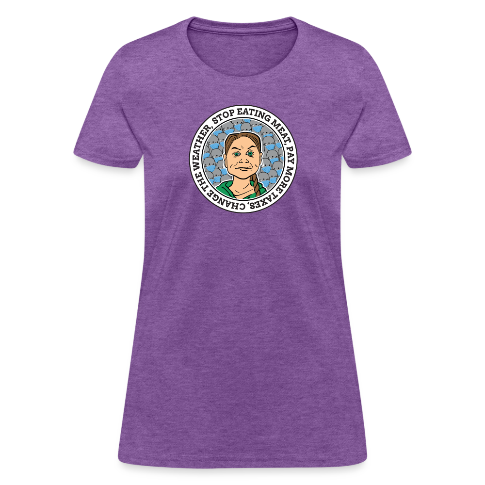 Climate Change Gremlin Women's T-Shirt - purple heather