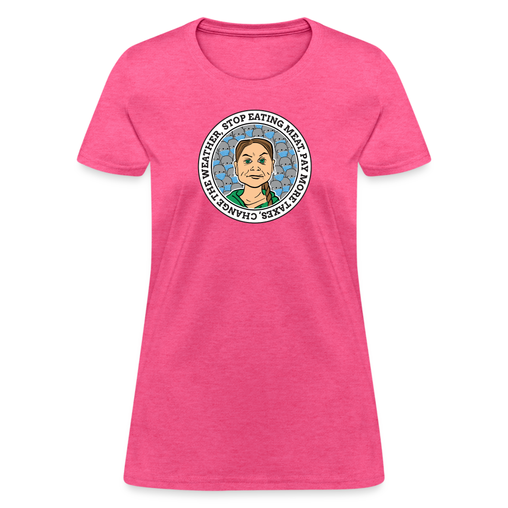 Climate Change Gremlin Women's T-Shirt - heather pink