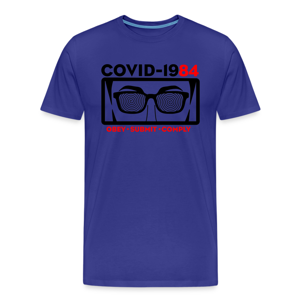 COVID-1984 Men's Premium T-Shirt - royal blue