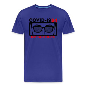 COVID-1984 Men's Premium T-Shirt - royal blue