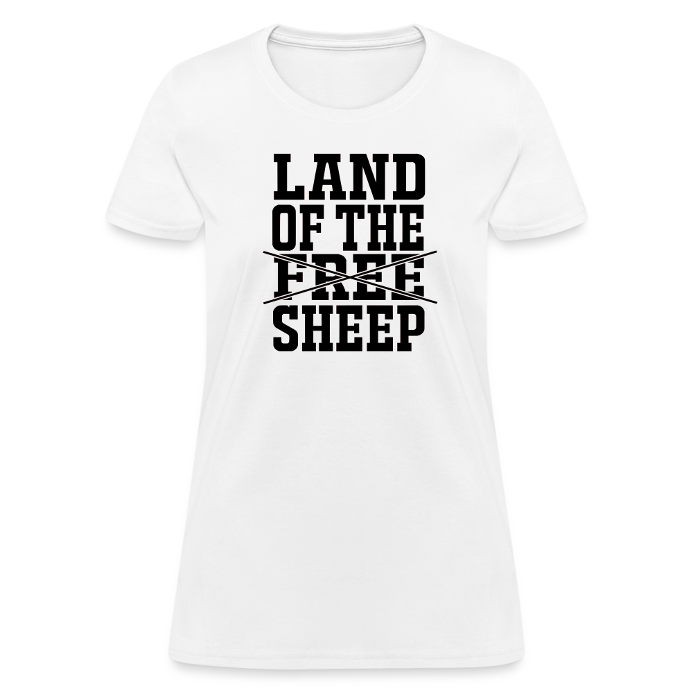 Land Of The Sheep Women's T-Shirt - white