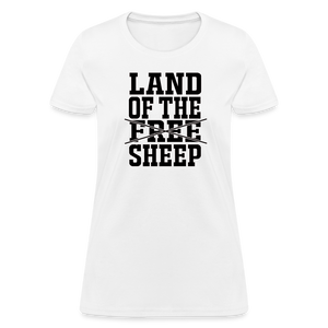 Land Of The Sheep Women's T-Shirt - white