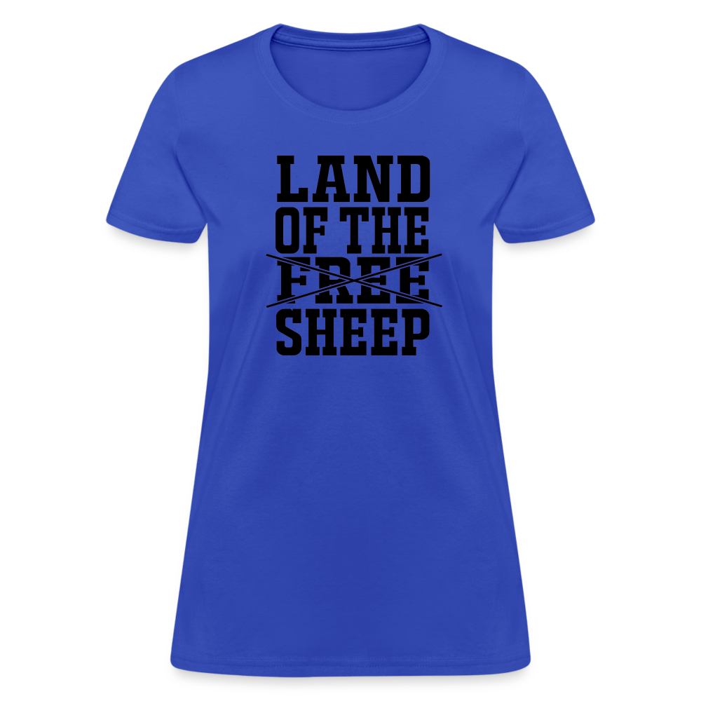 Land Of The Sheep Women's T-Shirt - royal blue