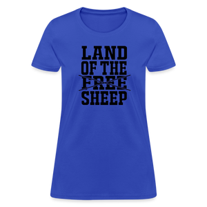 Land Of The Sheep Women's T-Shirt - royal blue