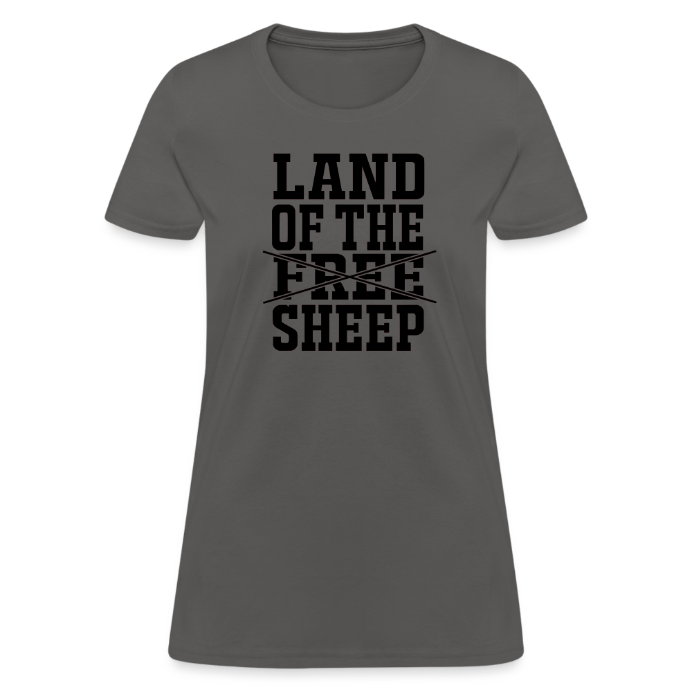 Land Of The Sheep Women's T-Shirt - charcoal