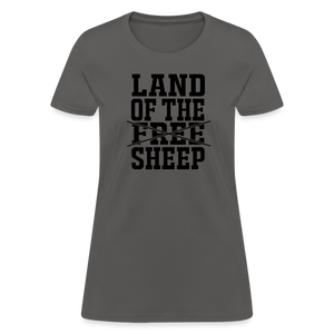 Land Of The Sheep Women's T-Shirt - charcoal