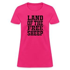 Land Of The Sheep Women's T-Shirt - fuchsia