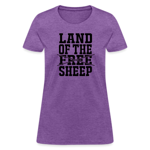 Land Of The Sheep Women's T-Shirt - purple heather