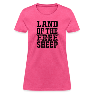 Land Of The Sheep Women's T-Shirt - heather pink