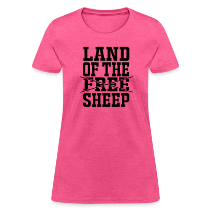 Land Of The Sheep Women's T-Shirt - heather pink