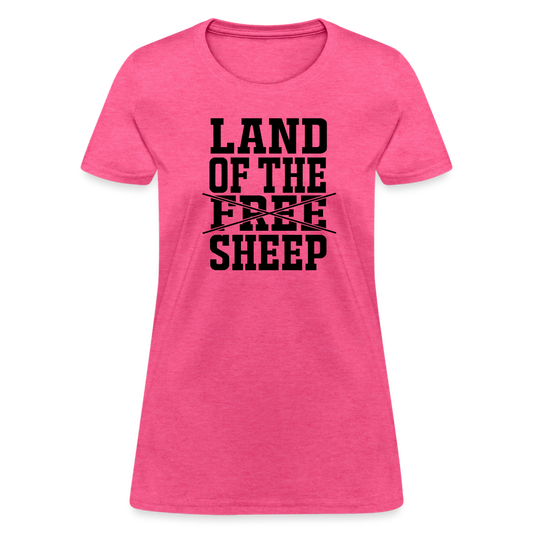 Land Of The Sheep Women's T-Shirt - heather pink