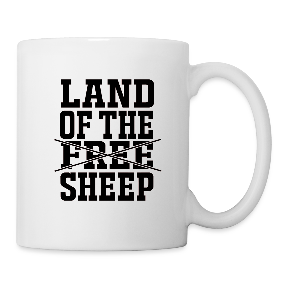 Land Of The Sheep Coffee/Tea Mug - white