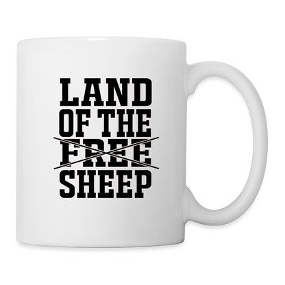 Land Of The Sheep Coffee/Tea Mug - white