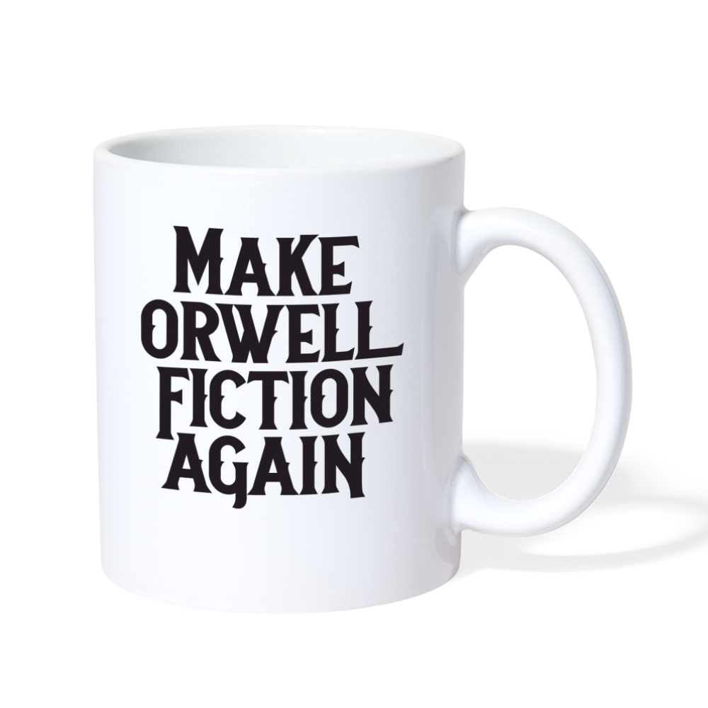 Make Orwell Fiction Again Coffee/Tea Mug - white