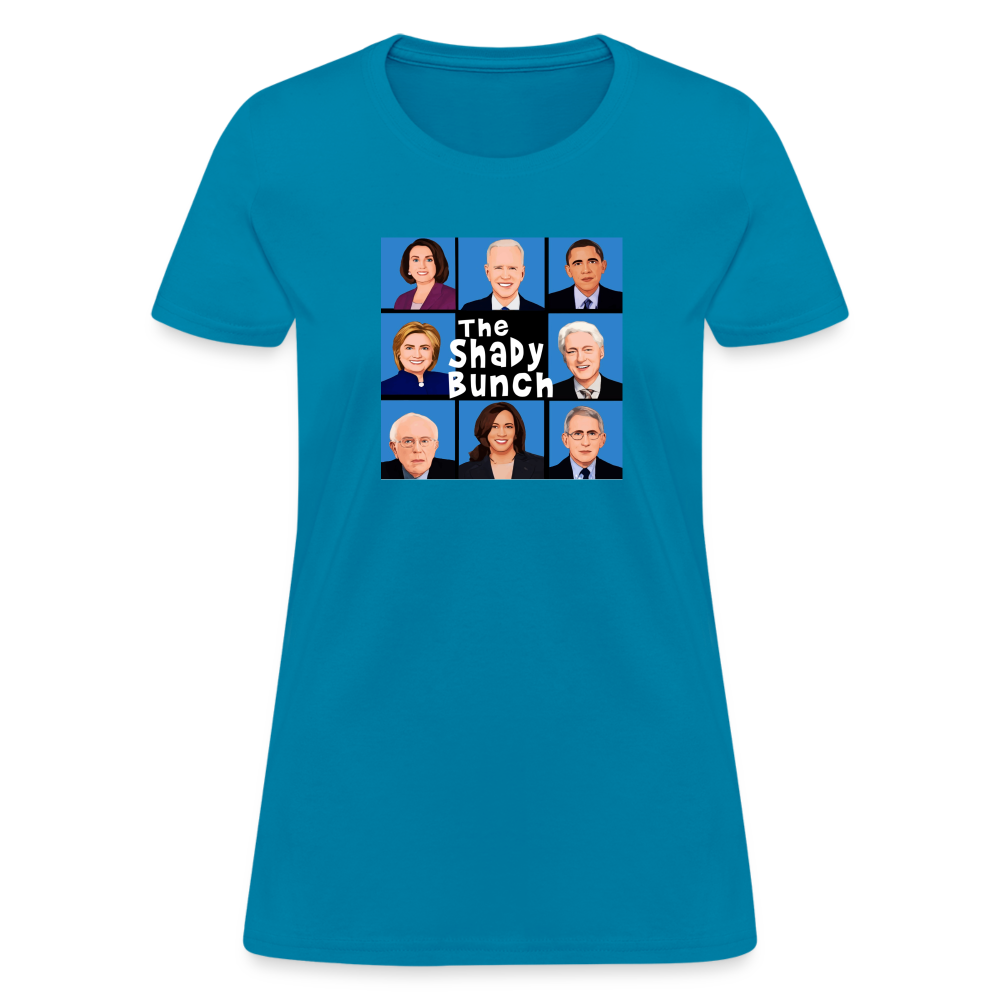 The Shady Bunch Women's T-Shirt - turquoise