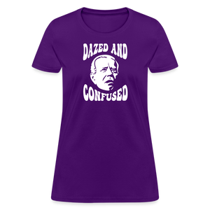 Joe Biden Dazed And Confused Women's T-Shirt - purple