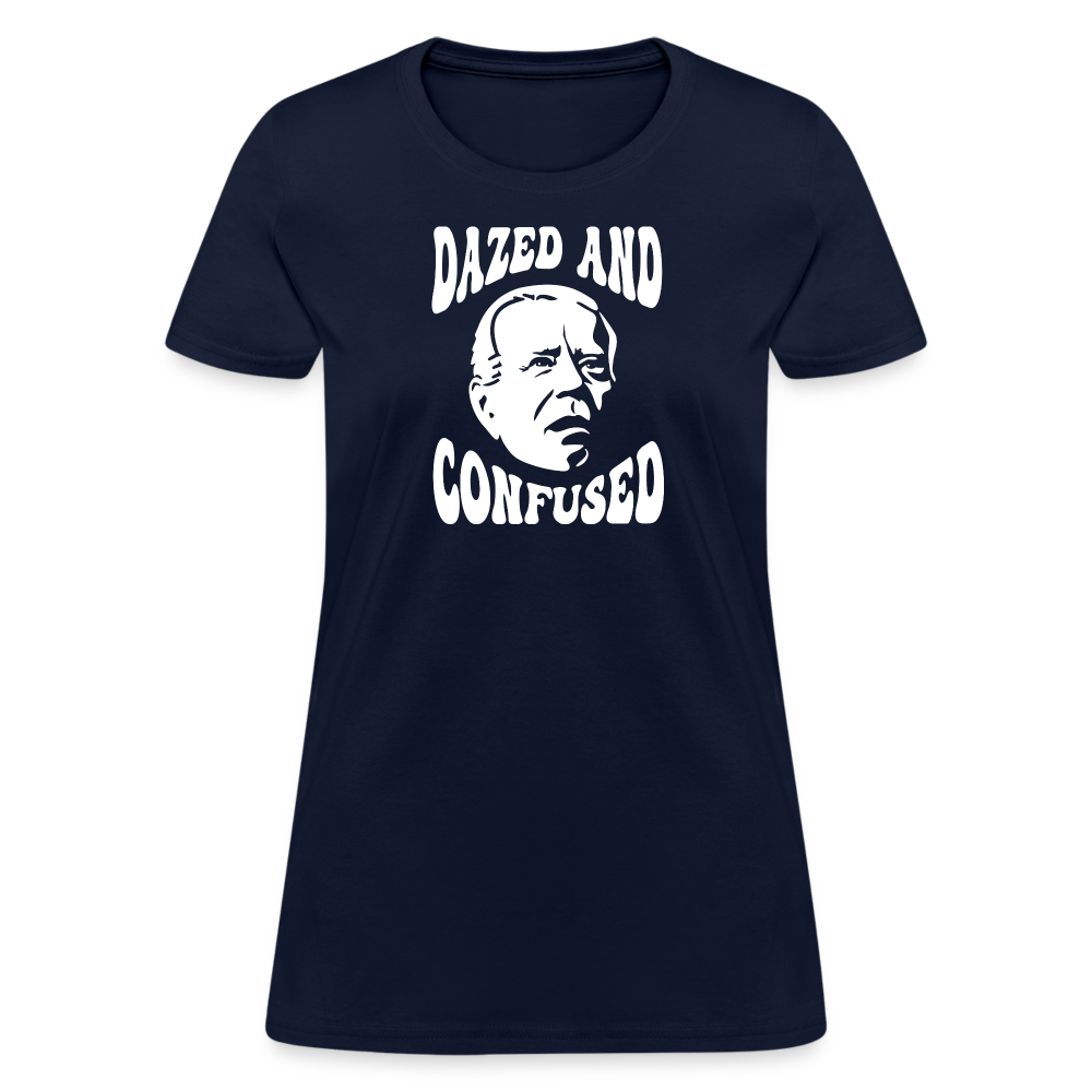 Joe Biden Dazed And Confused Women's T-Shirt - navy