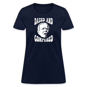 Joe Biden Dazed And Confused Women's T-Shirt - navy