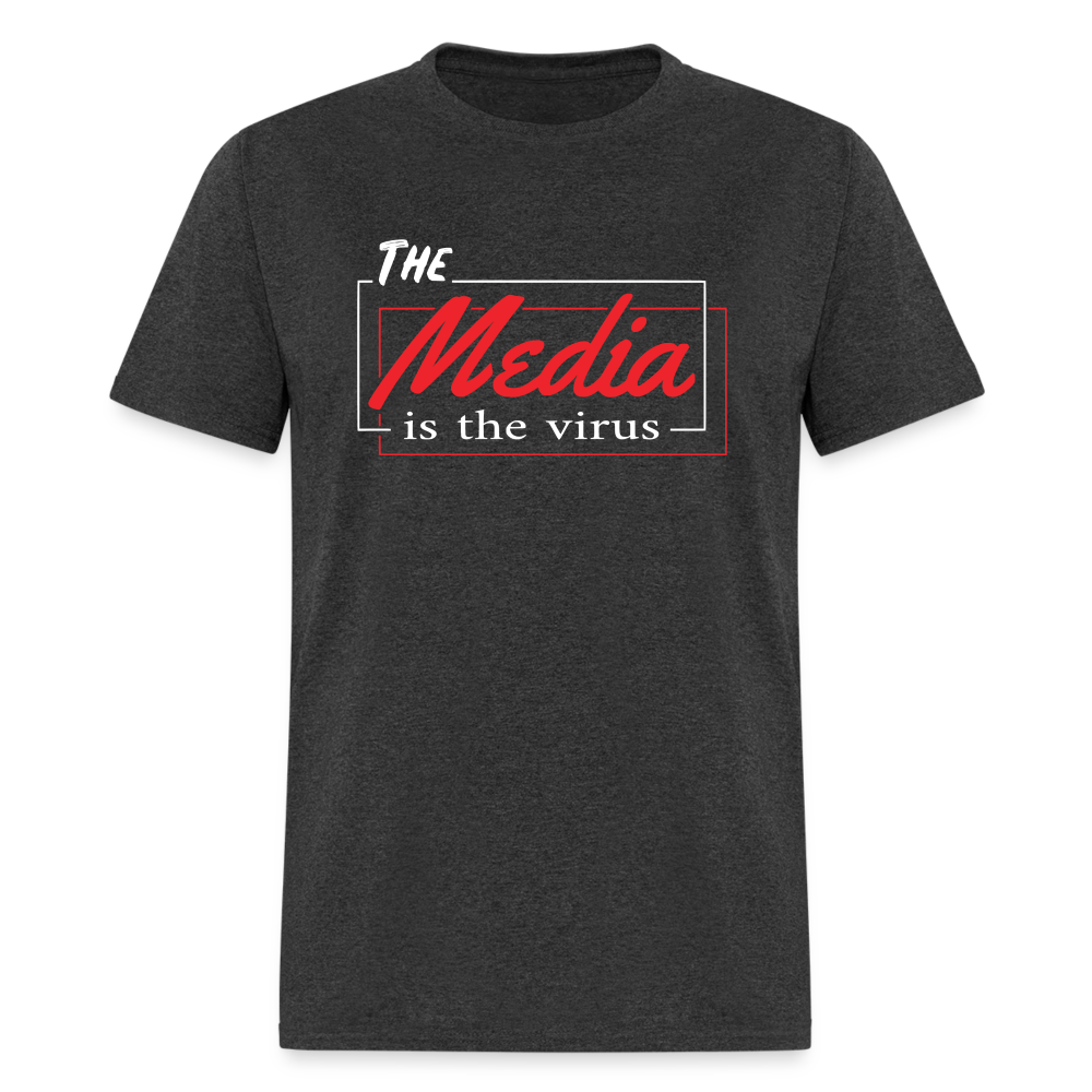 The Media Is The Virus Classic T-Shirt - heather black