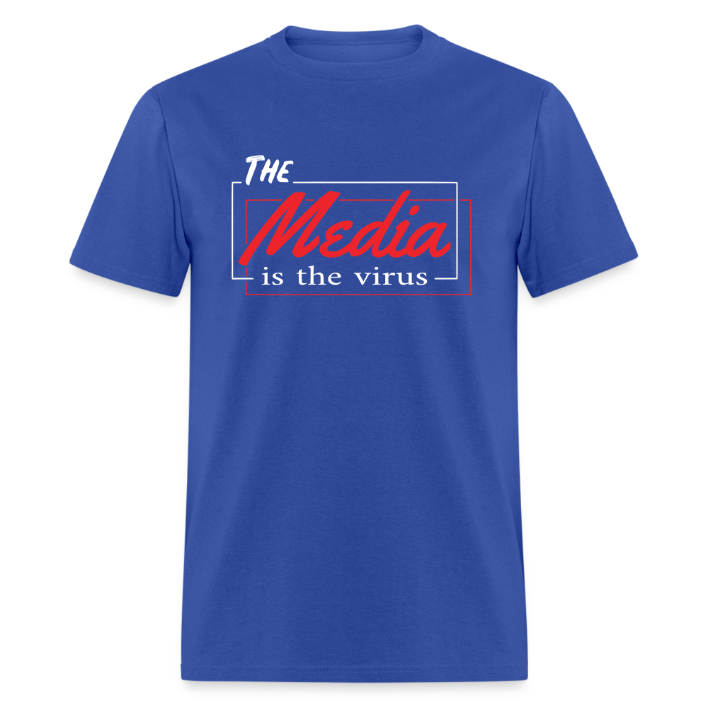 The Media Is The Virus Classic T-Shirt - royal blue