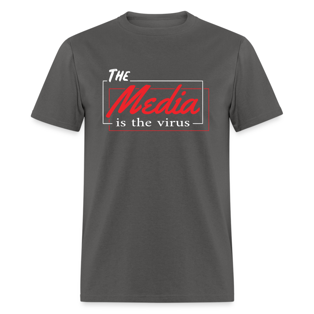 The Media Is The Virus Classic T-Shirt - charcoal