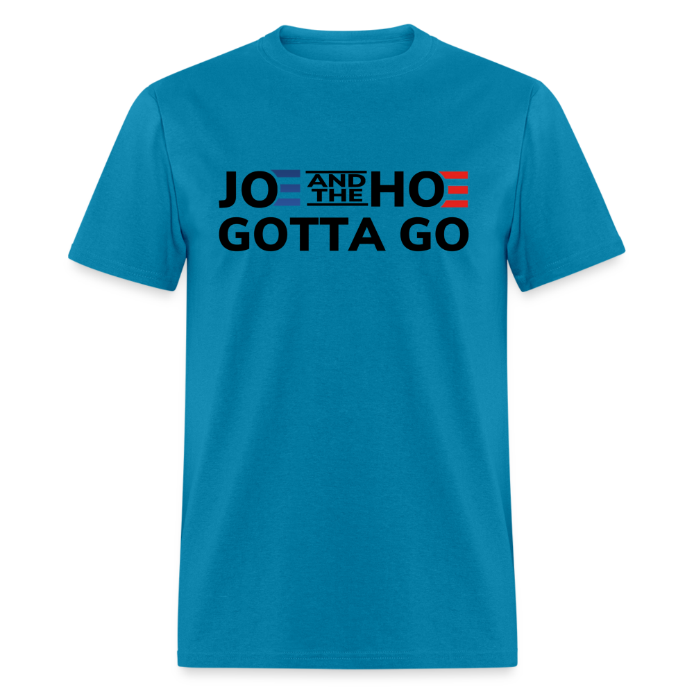 Joe And The Hoe Gotta Go Classic T-Shirt - turquoise