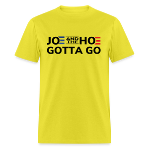 Joe And The Hoe Gotta Go Classic T-Shirt - yellow