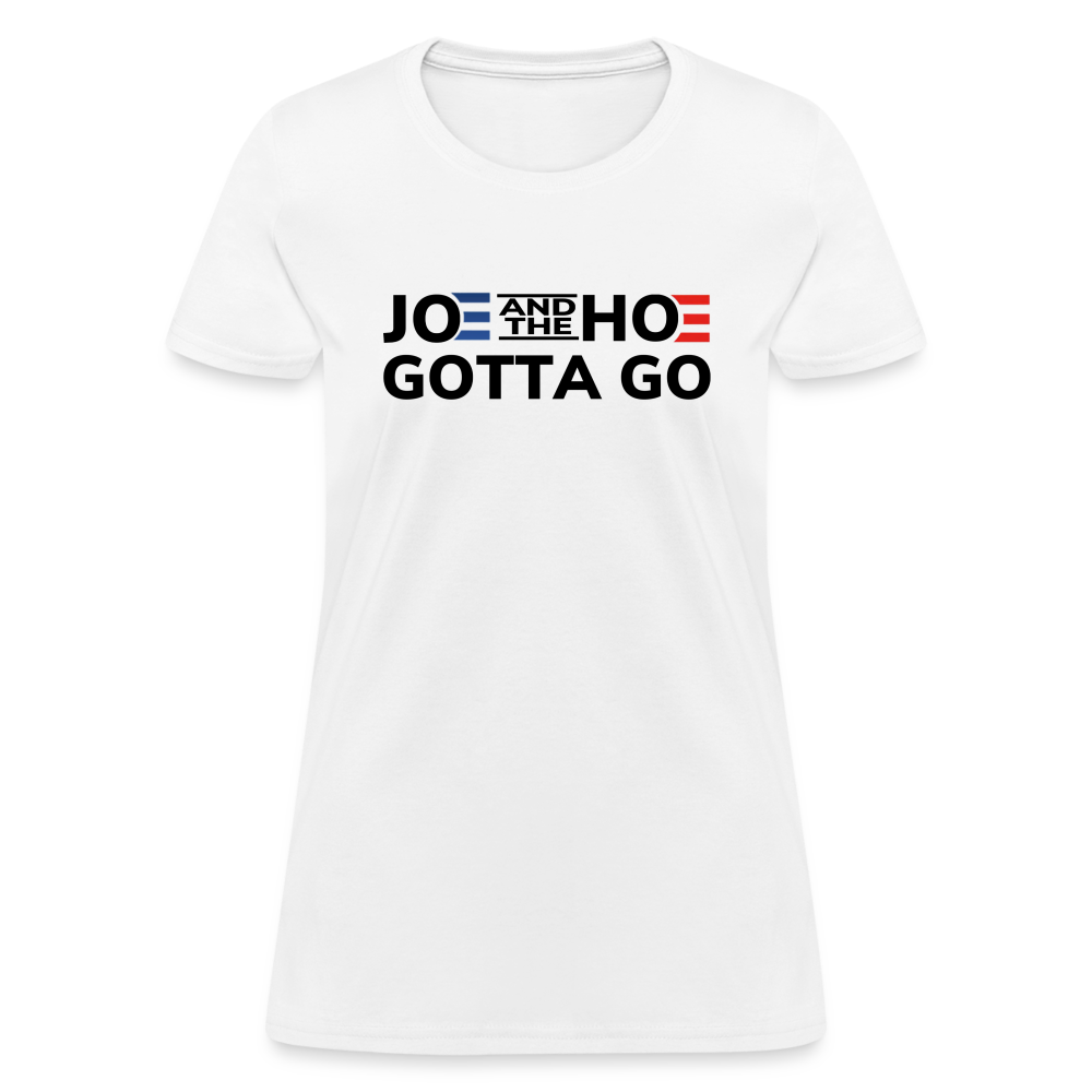 Joe And The Hoe Gotta Go Women's T-Shirt - white