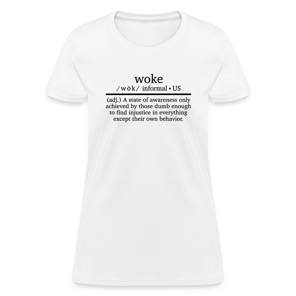 Woke Women's T-Shirt - white