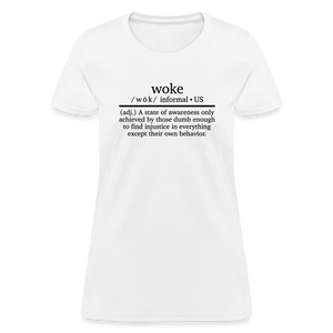 Woke Women's T-Shirt - white