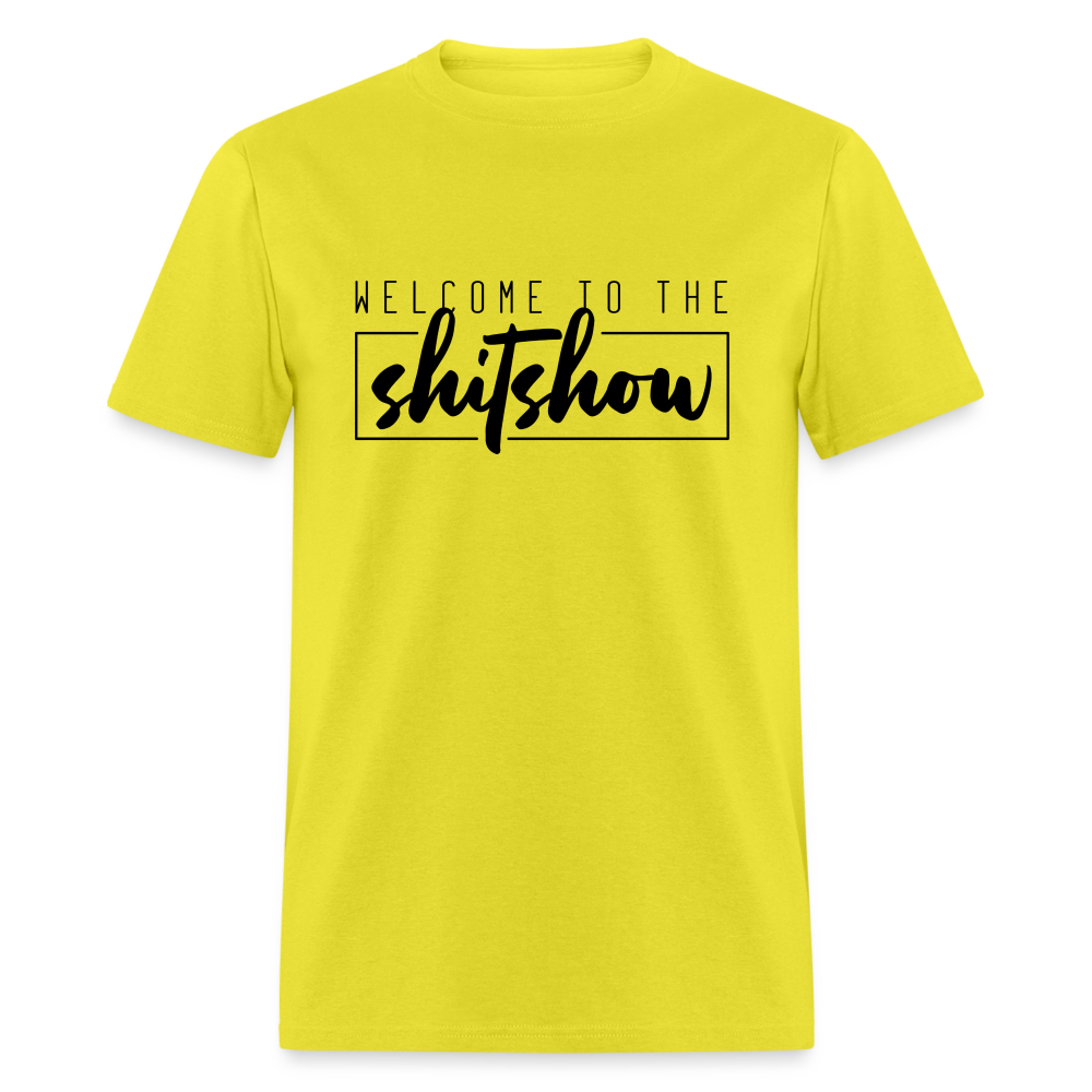 Welcome To The Shitshow Men's T-Shirt - yellow