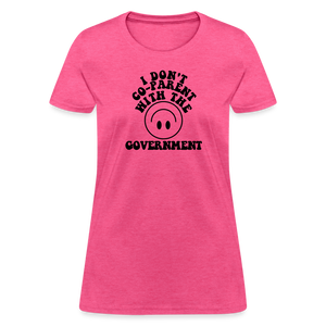 I Don't Co-Parent with the Government Women's T-Shirt - heather pink