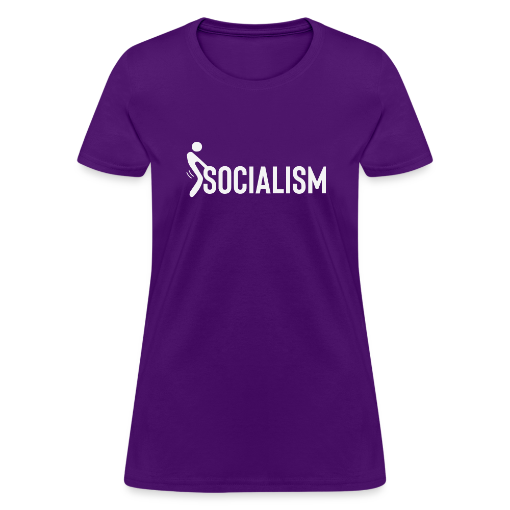 F**k Socialism Women's T-Shirt - purple