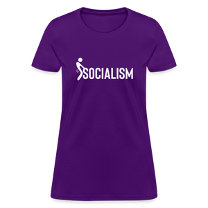 F**k Socialism Women's T-Shirt - purple