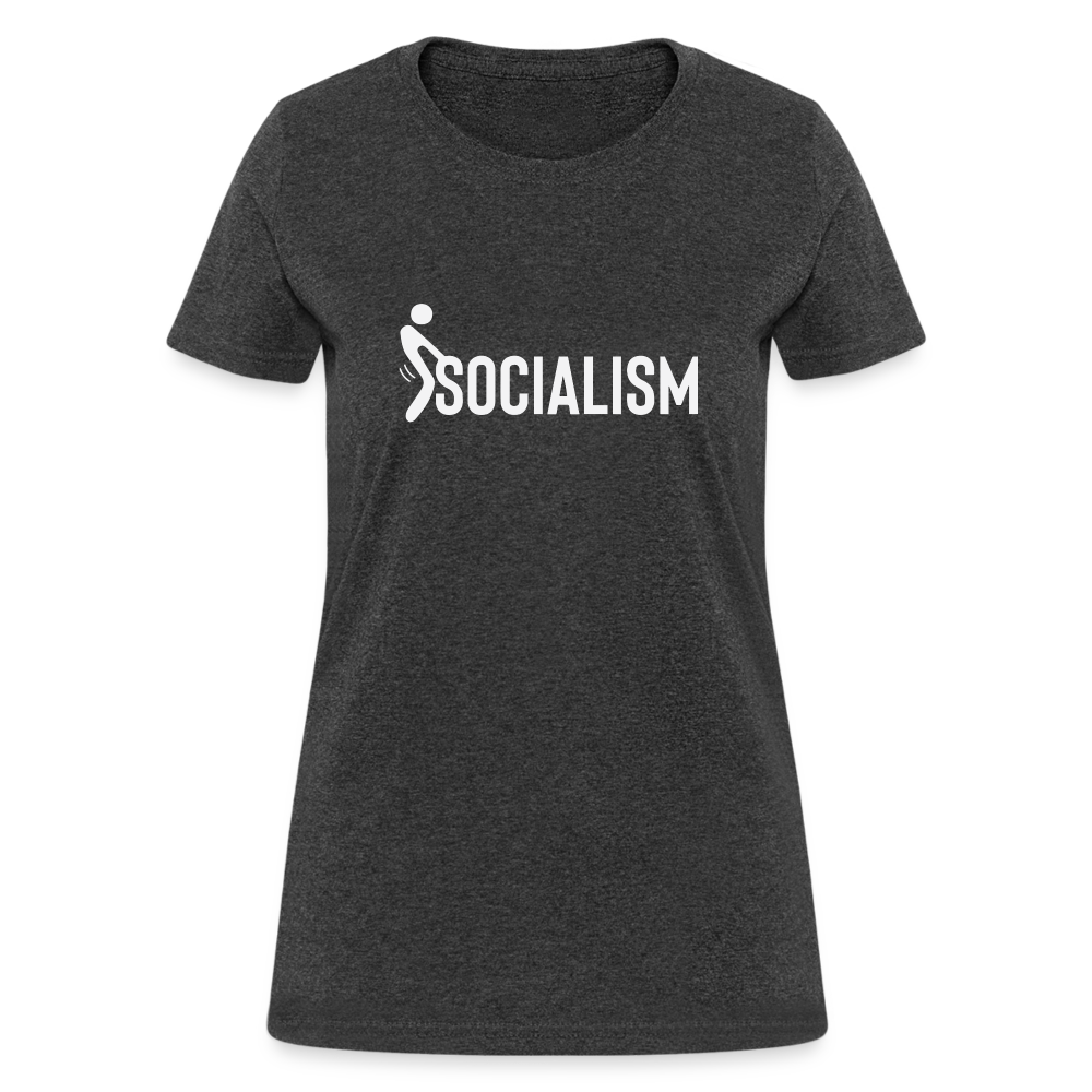 F**k Socialism Women's T-Shirt - heather black