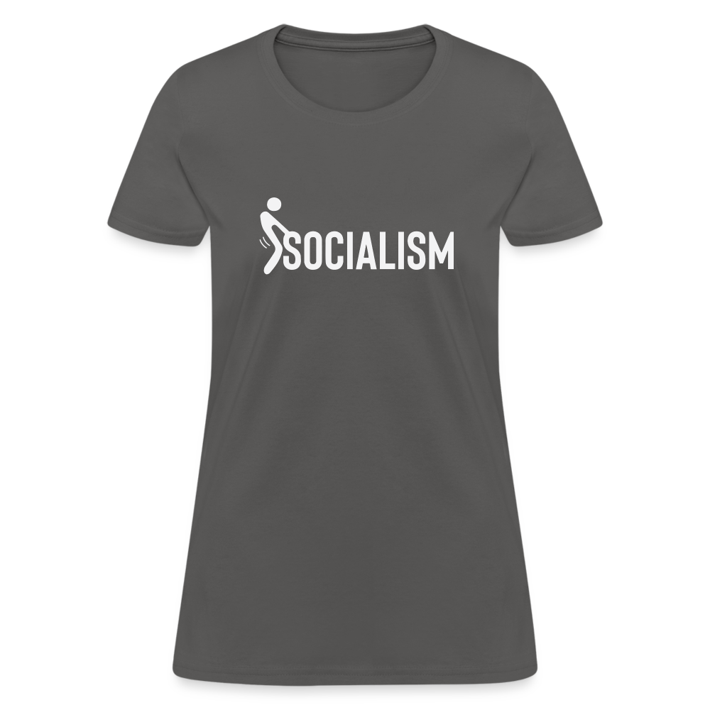 F**k Socialism Women's T-Shirt - charcoal