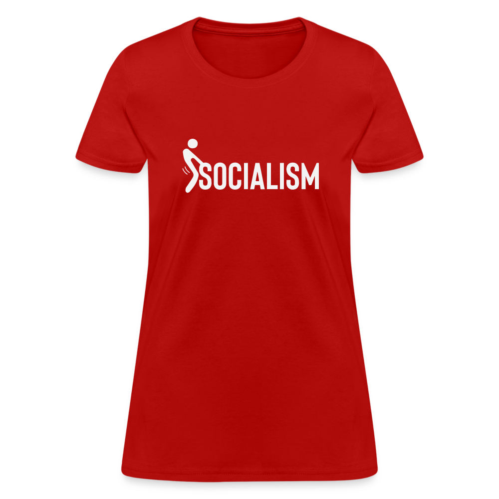 F**k Socialism Women's T-Shirt - red